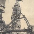 Albert, la basilique en ruine et sa statue penchée.