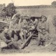 Artillerie anglaise près de Compiègnes.