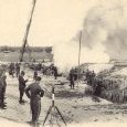Artillerie lourde en action et poste d'observation. Avant 1914.