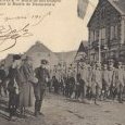 1915, à Dannemarie, en "Alsace libérée", un défilé militaire.