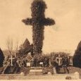 Cimetière militaire du Faubourg Pavé, croix centrale et tombes des 7 (…)