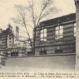 Reims, une école bombardée.