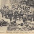 1914, des blessés anglais sont évacués à proximité de Soissons.